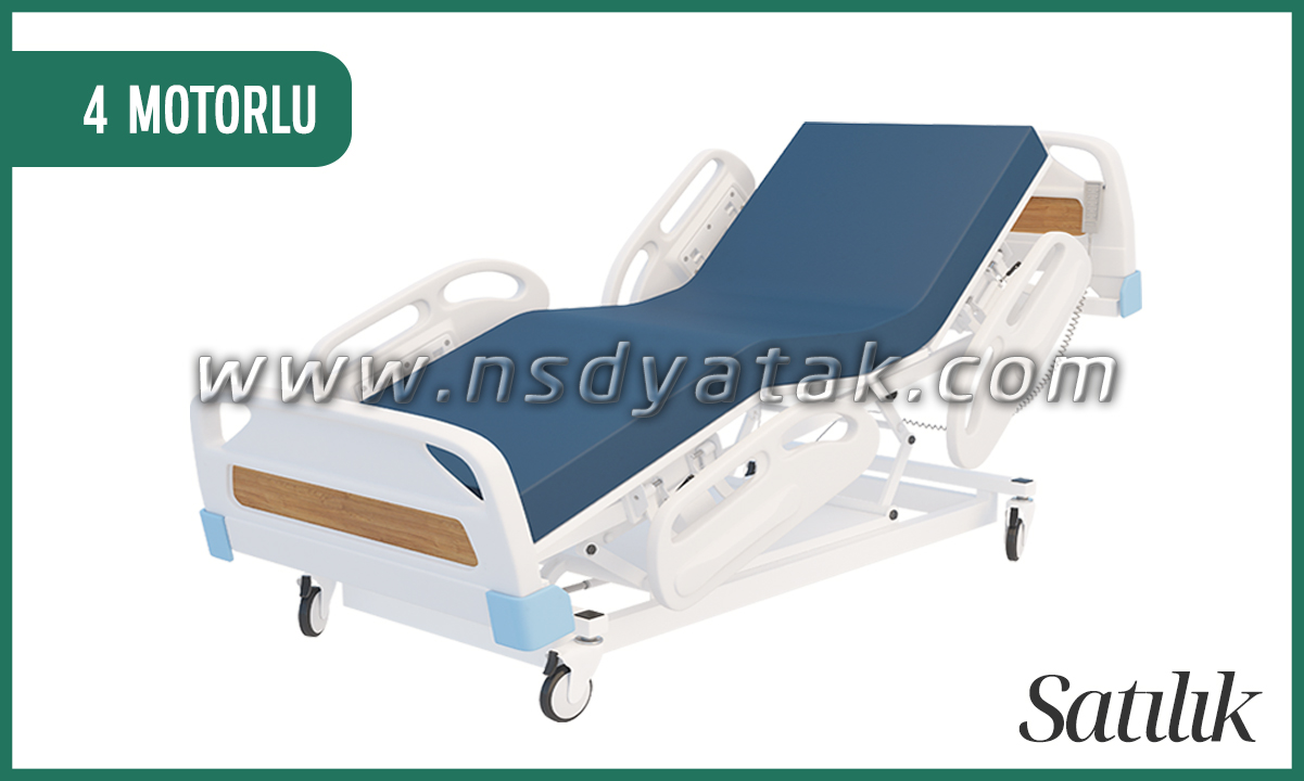 4 Motorlu Yarı Koltuk Pozisyonlu Hasta Yatağı