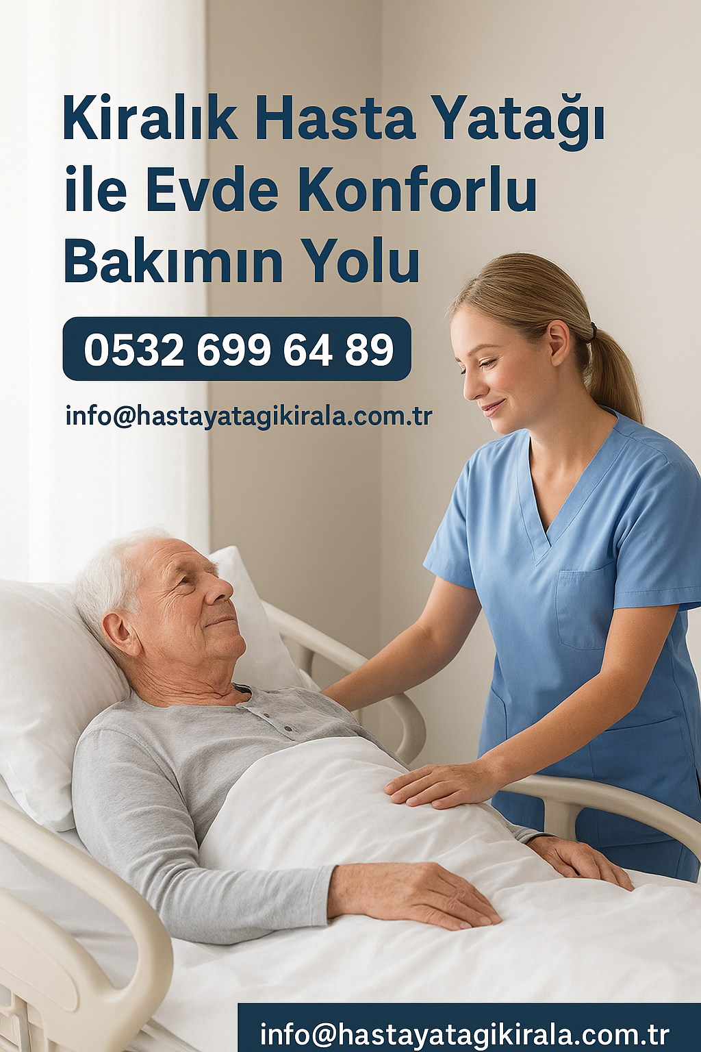 ???? Evde Hasta Bakımında Konforu Yeniden Tanımlayan Çözüm: Sessiz Motorlu Hasta Yatakları