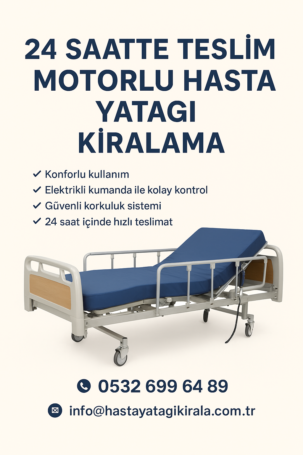 İstanbul’da Kiralık Hasta Yatağı Hizmetleri ile Konforlu Bakım