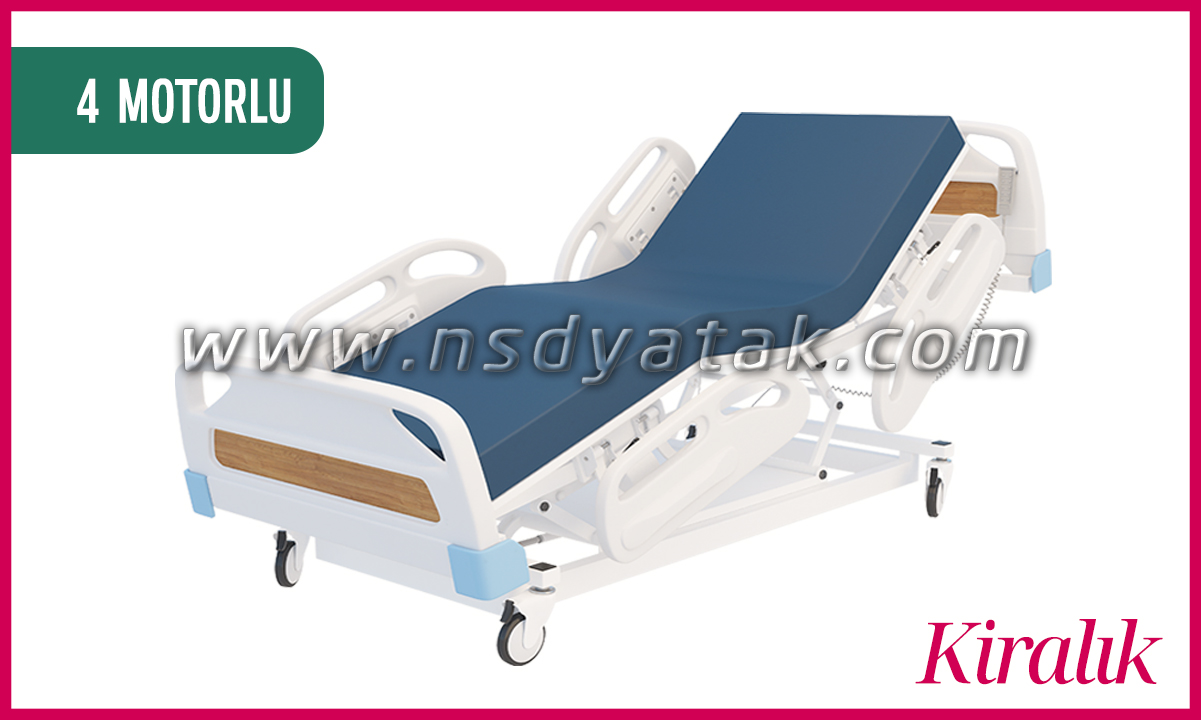 4 Motorlu Kiralık Hasta Yatağı